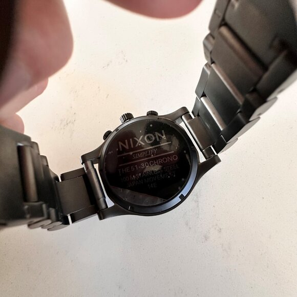 GUN METAL NIXON 51-30 CHRONO WATCH - Picture 4 of 9